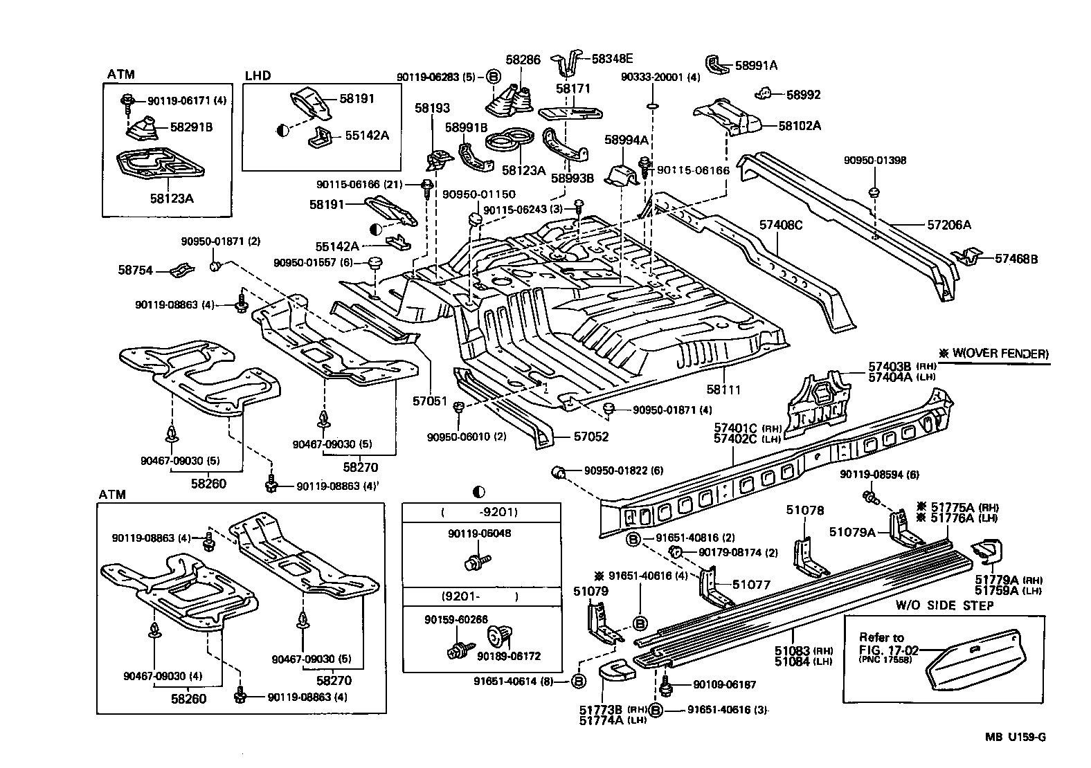 55142-60030 BRACKET, FOOT REST MOUNTING, NO.2 product image