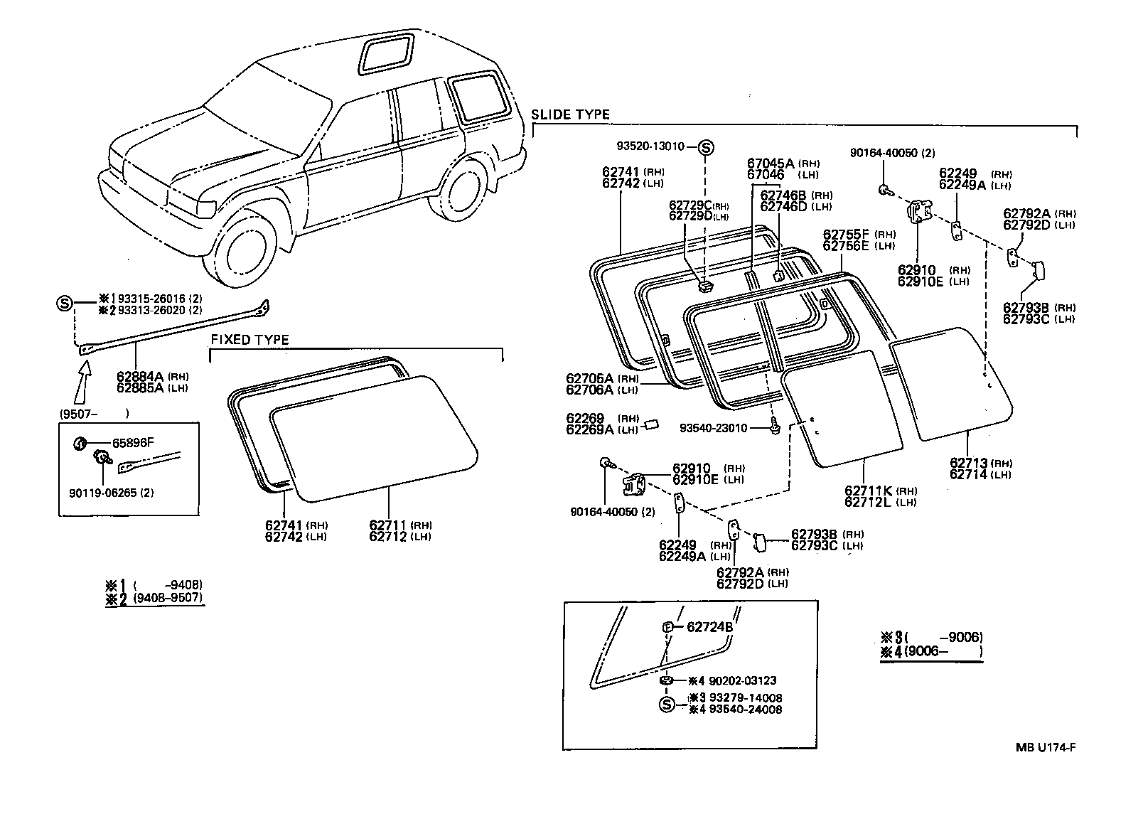62884-60010-06 GUARD, QUARTER WINDOW, RH product image
