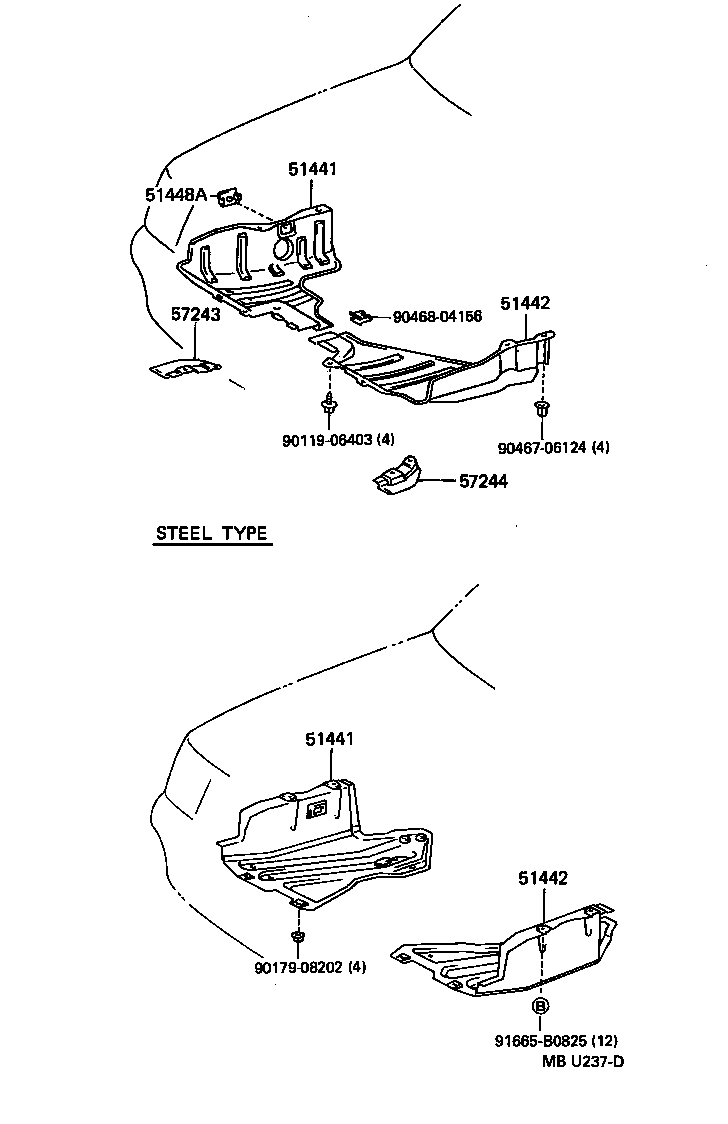 51406-10020 COVER, ENGINE UNDER, NO.2 product image