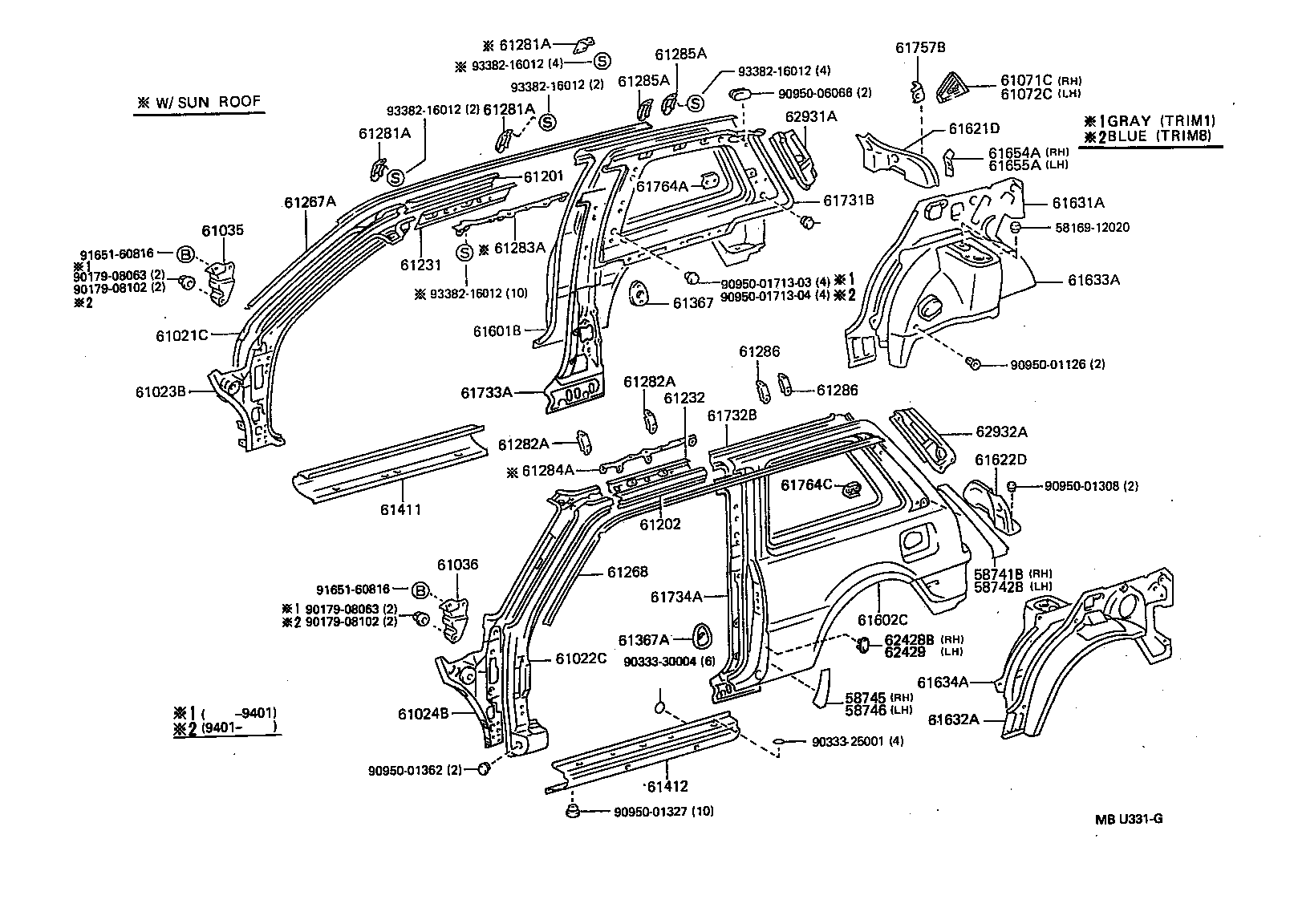 61023-10110 PILLAR SUB-ASSY, FRONT BODY, INNER RH product image