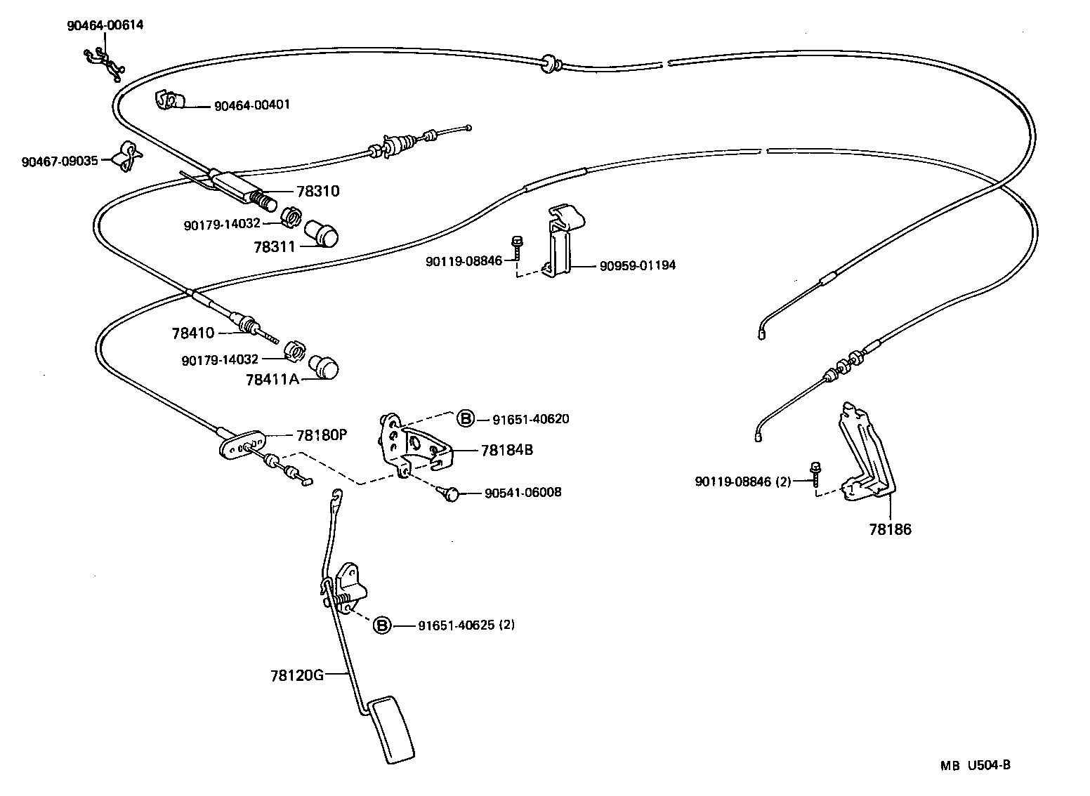 78100-60020 LINK ASSY, ACCELERATOR product image