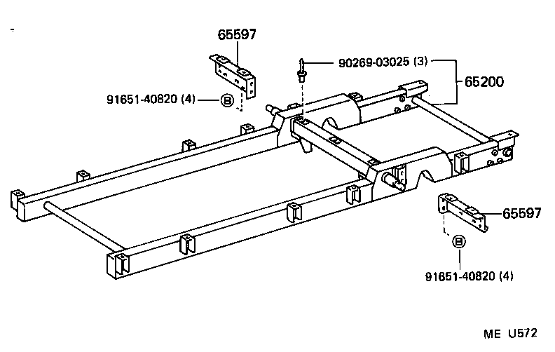 65100-27140 FLOOR ASSY, REAR BODY product image