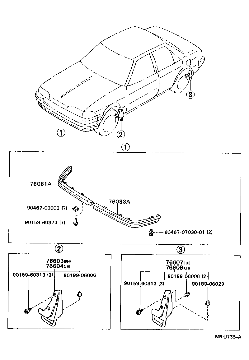 76871-21900 SPOILER SUB-ASSY, REAR product image