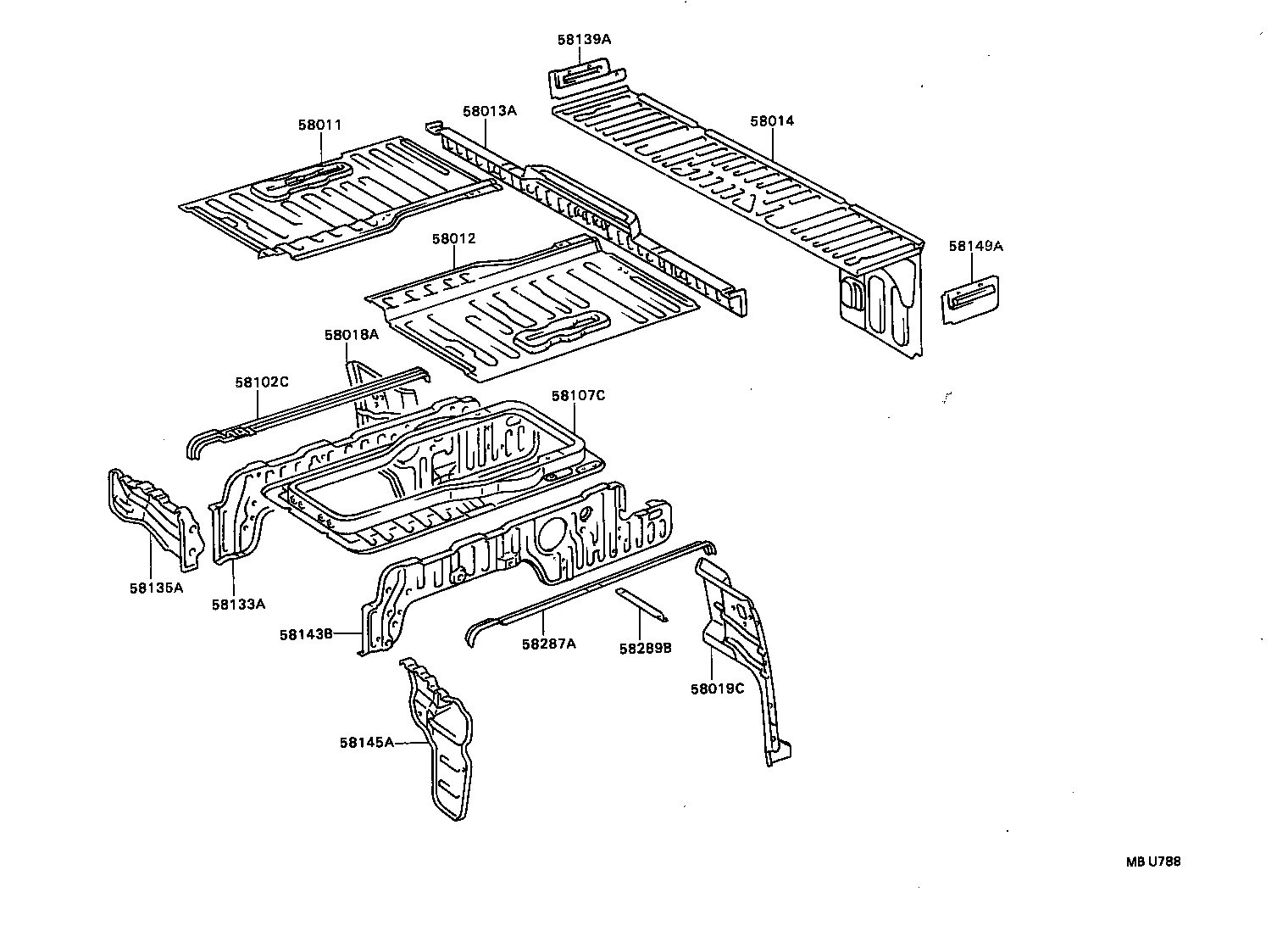 53895-90B00 SHIELD, SIDE FLOOR APRON, FRONT product image
