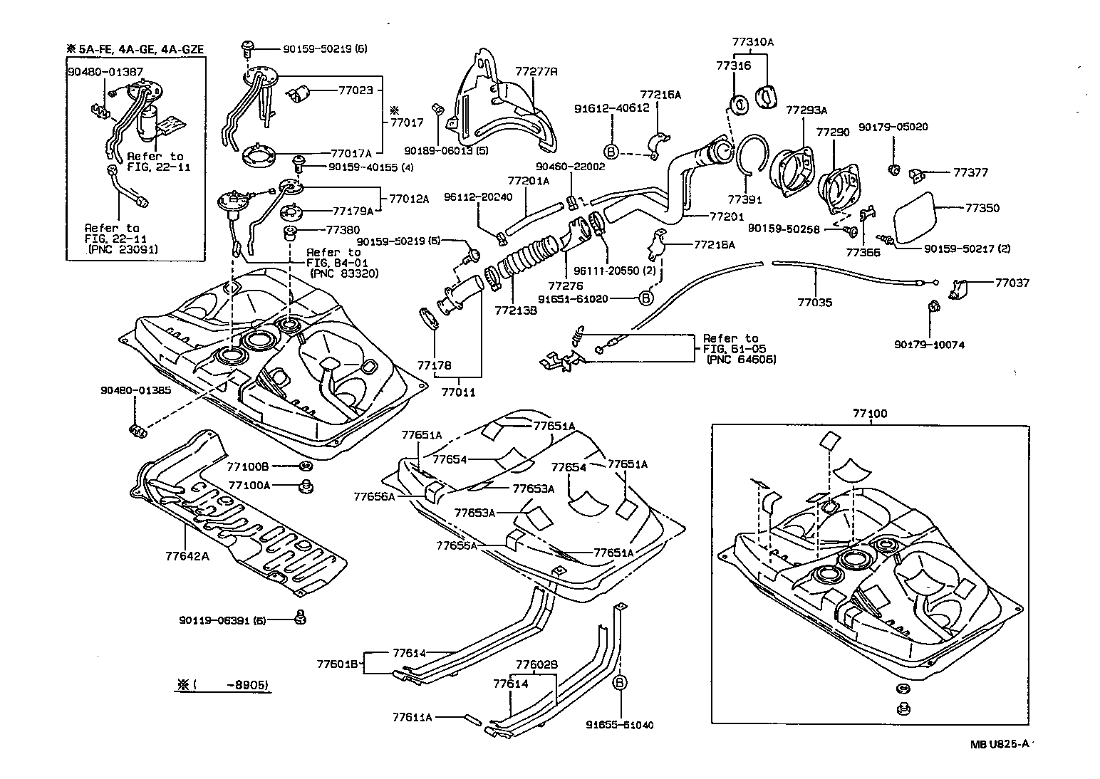 77017-12300 TUBE SUB-ASSY, FUEL AND EVAPORATION VENT product image