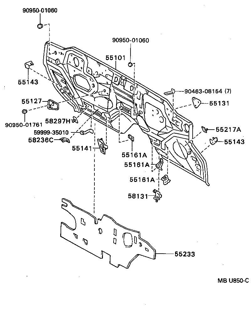 53701-35210 APRON SUB-ASSY, FRONT FENDER, RH product image