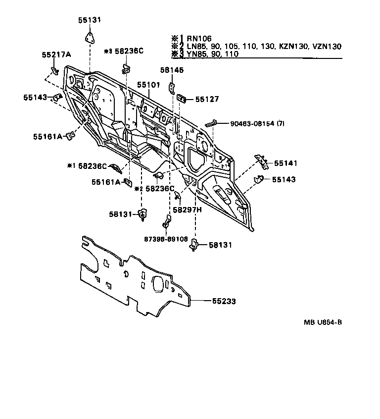 53701-35100 APRON SUB-ASSY, FRONT FENDER, RH product image