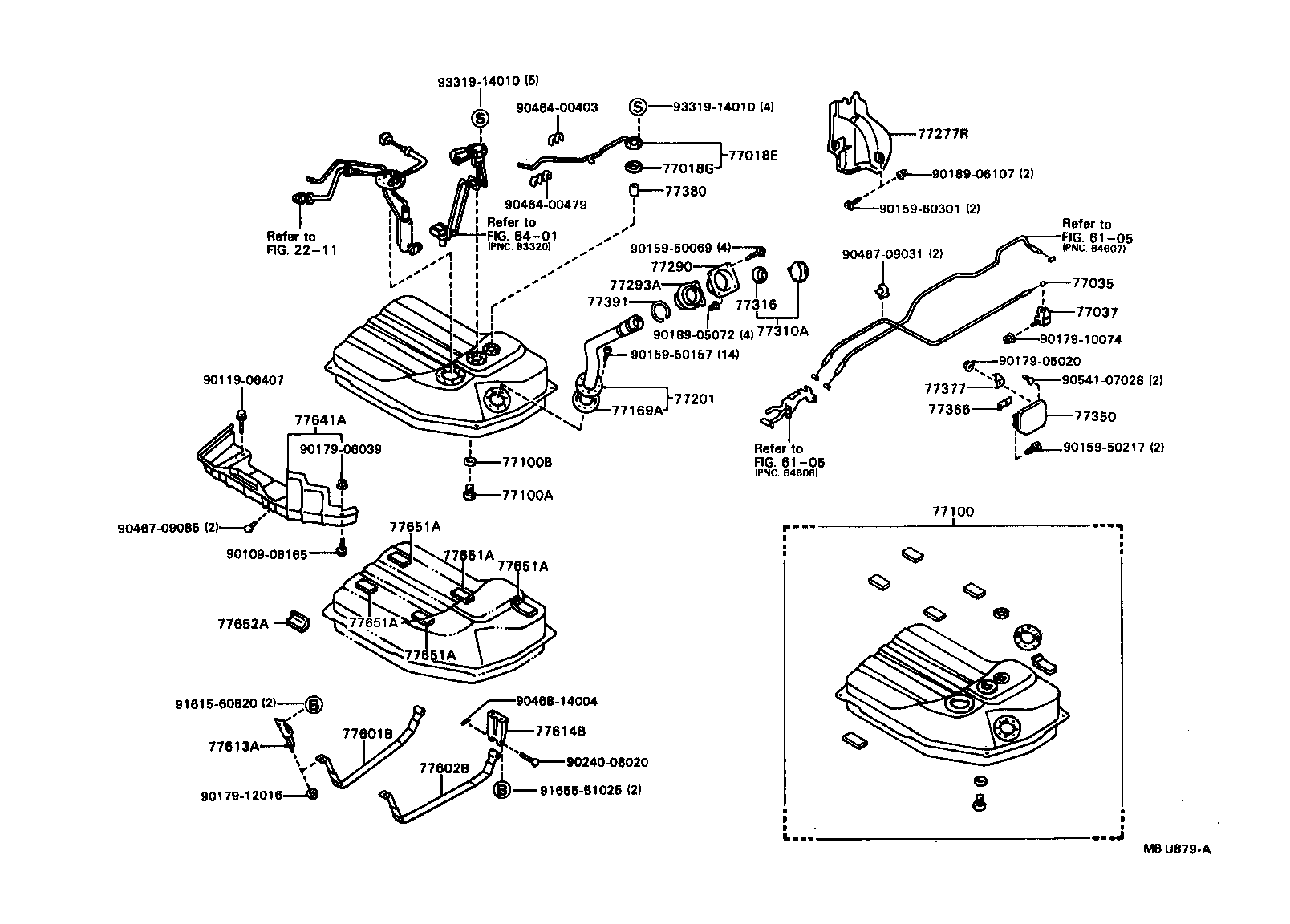 77261-20130 TUBE, FUEL TANK TO CANISTER product image