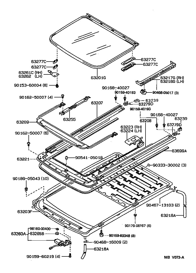 63111-12915 PANEL, ROOF product image