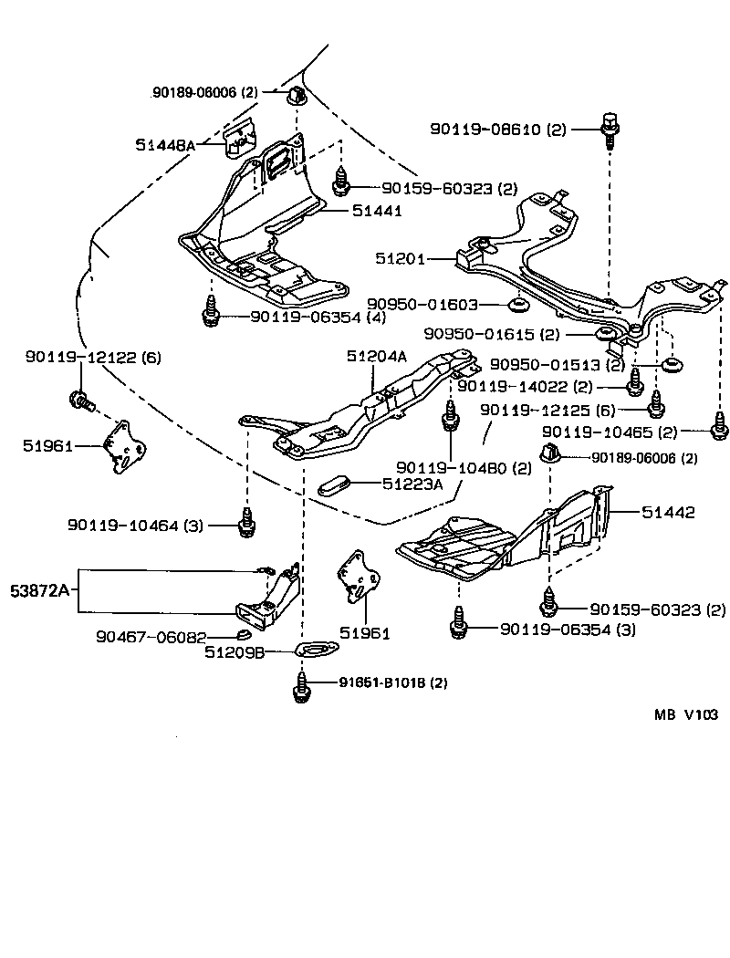 51223-20030 COVER, ENGINE MOUNTING HOLE product image