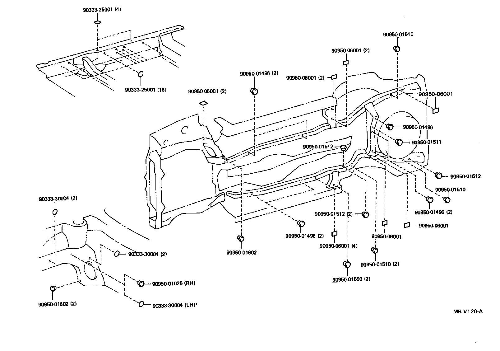 Toyota 57265-12030 BRACKET, ENGINE MOUNTING, RH