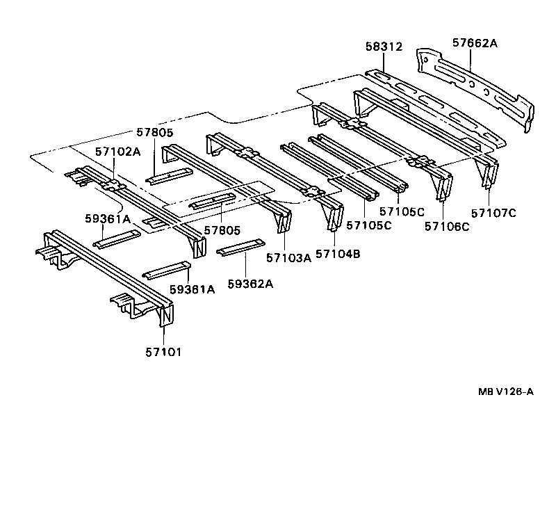58244-37010 PANEL, FLOOR SIDE, REAR LH product image