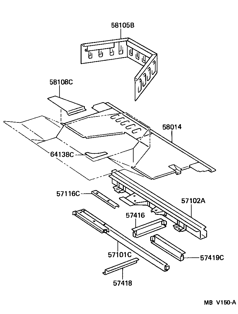 53291-90D05 SHIELD, RADIATOR TO FLOOR PANEL product image