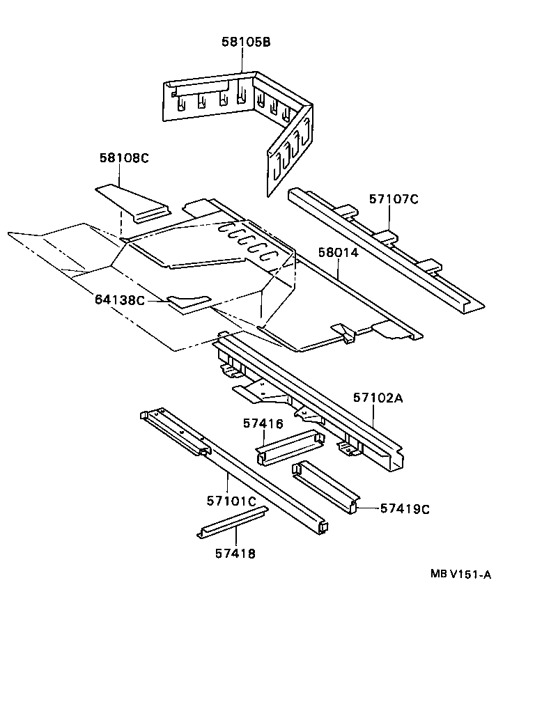53885-90F00 SHIELD, SIDE FLOOR APRON, REAR product image