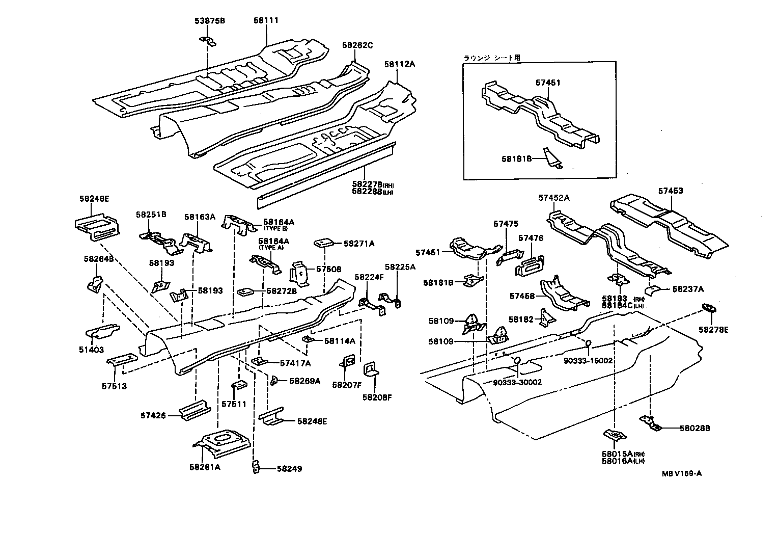 51403-91401 BRACKET SUB-ASSY, ENGINE REAR MOUNTING product image