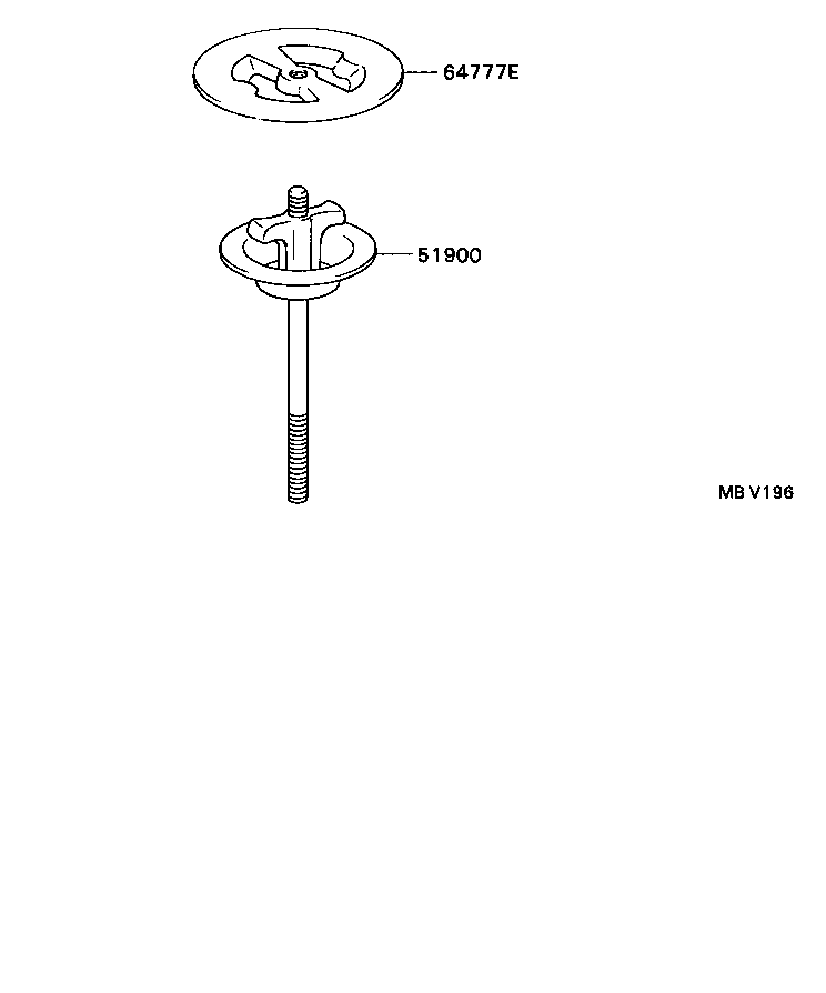 51900-16060 CARRIER ASSY, SPARE WHEEL product image