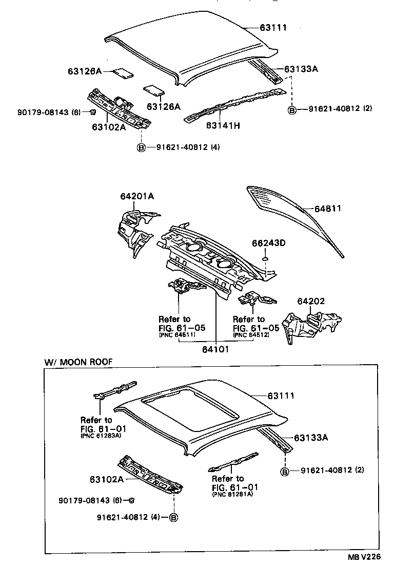 64101-16150 PANEL SUB-ASSY, UPPER BACK product image