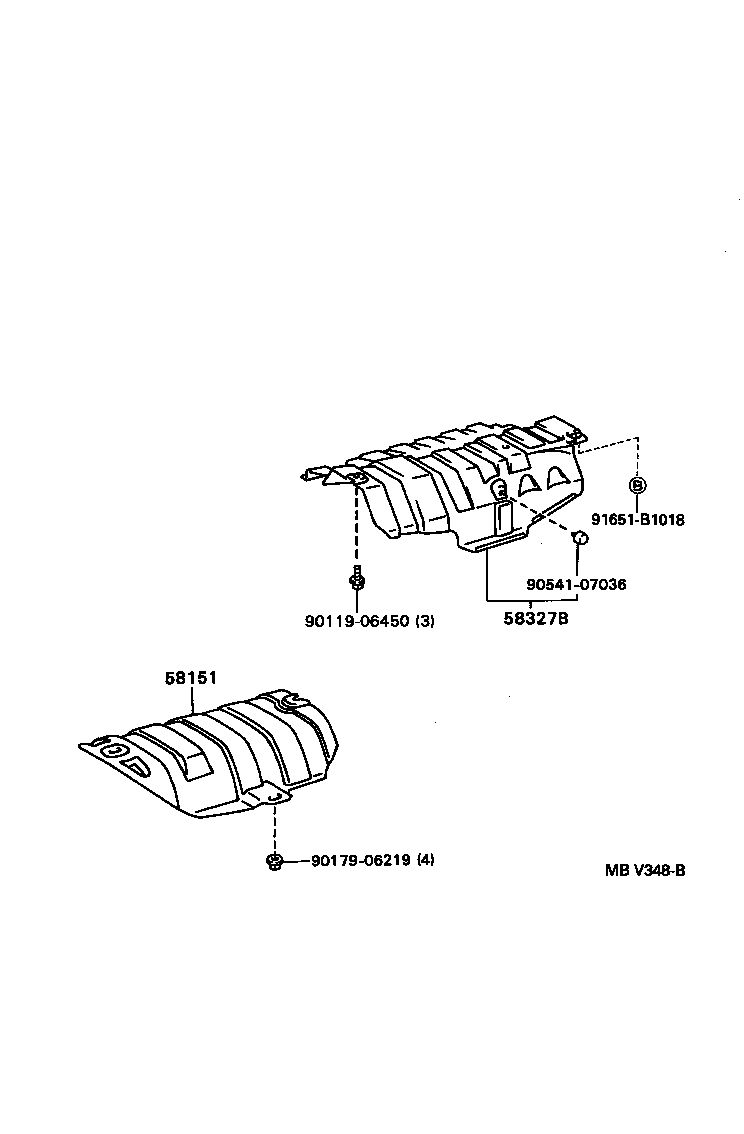 58152-06010 INSULATOR, FRONT FLOOR HEAT, NO.1 product image