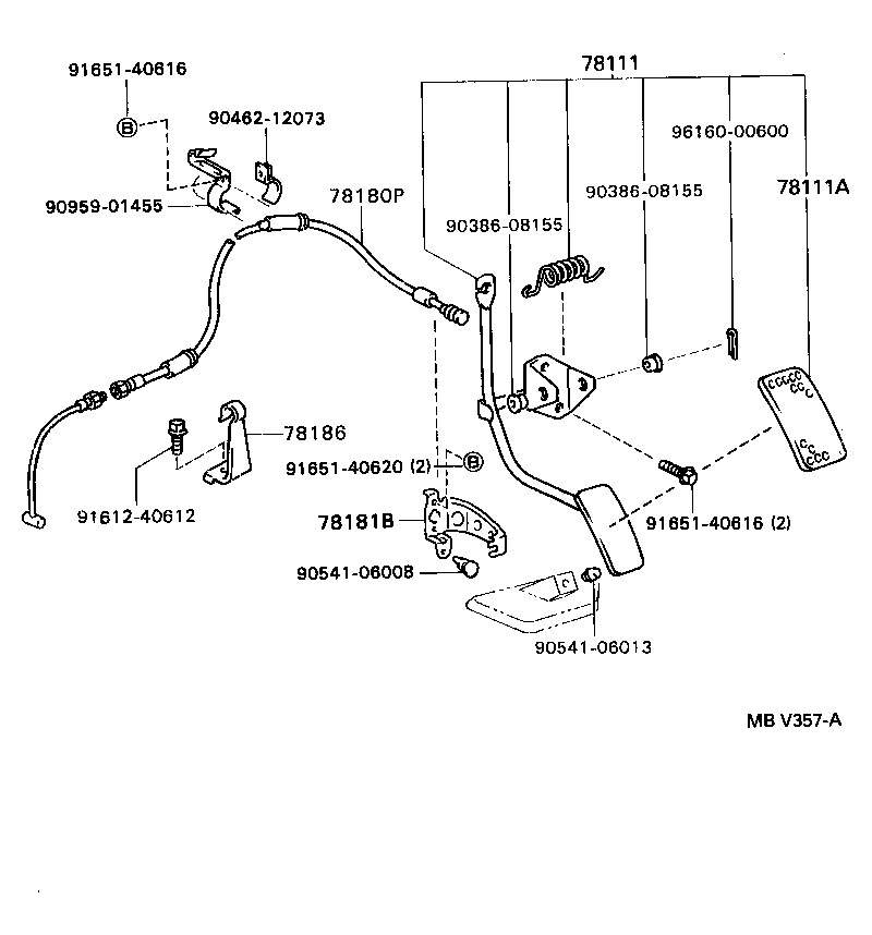 78181-95189 STOPPER, ACCELERATOR IDLE ADJUSTING product image