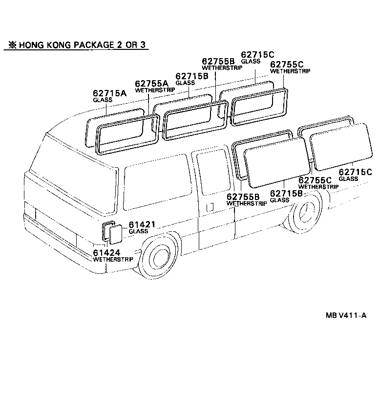 62370-90B01 LOCK ASSY, SIDE WINDOW product image