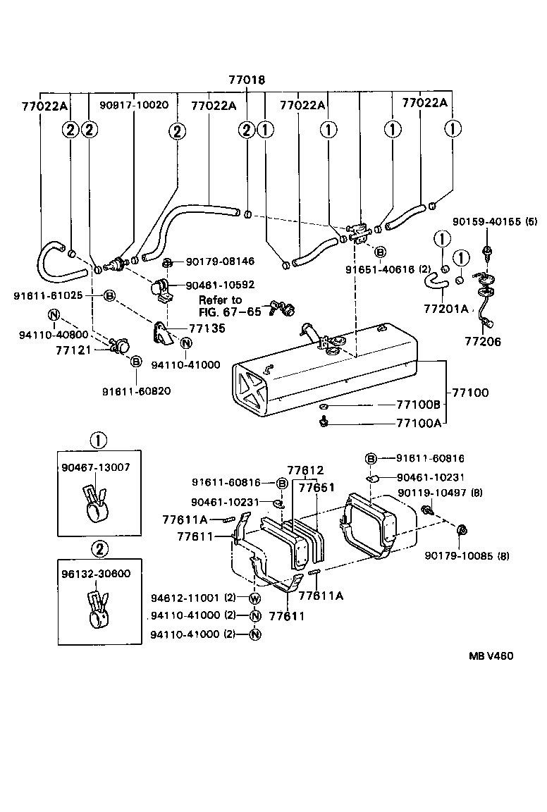 77001-36390 TANK ASSY, FUEL product image