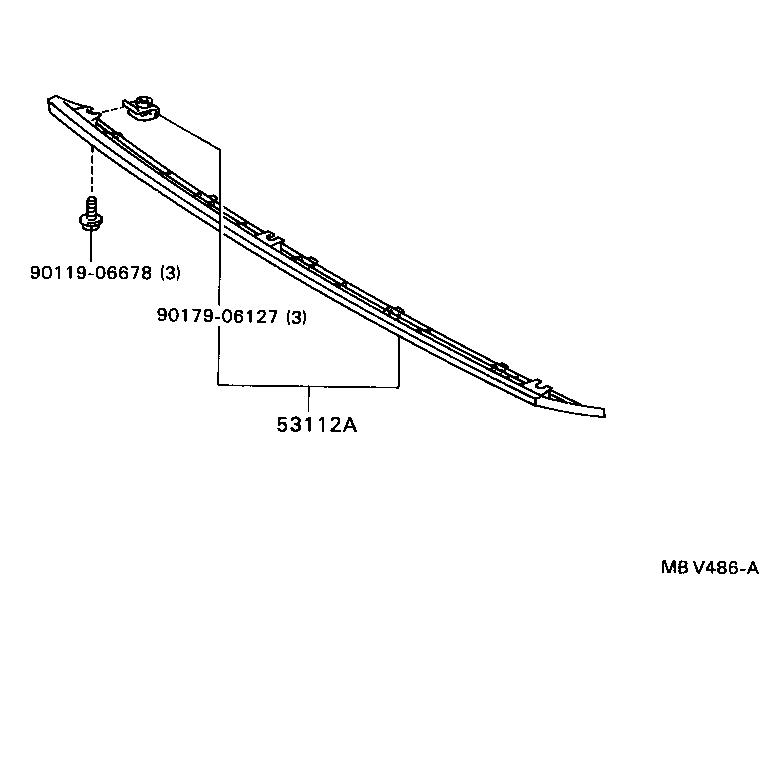 53111-1A140 GRILLE, RADIATOR product image