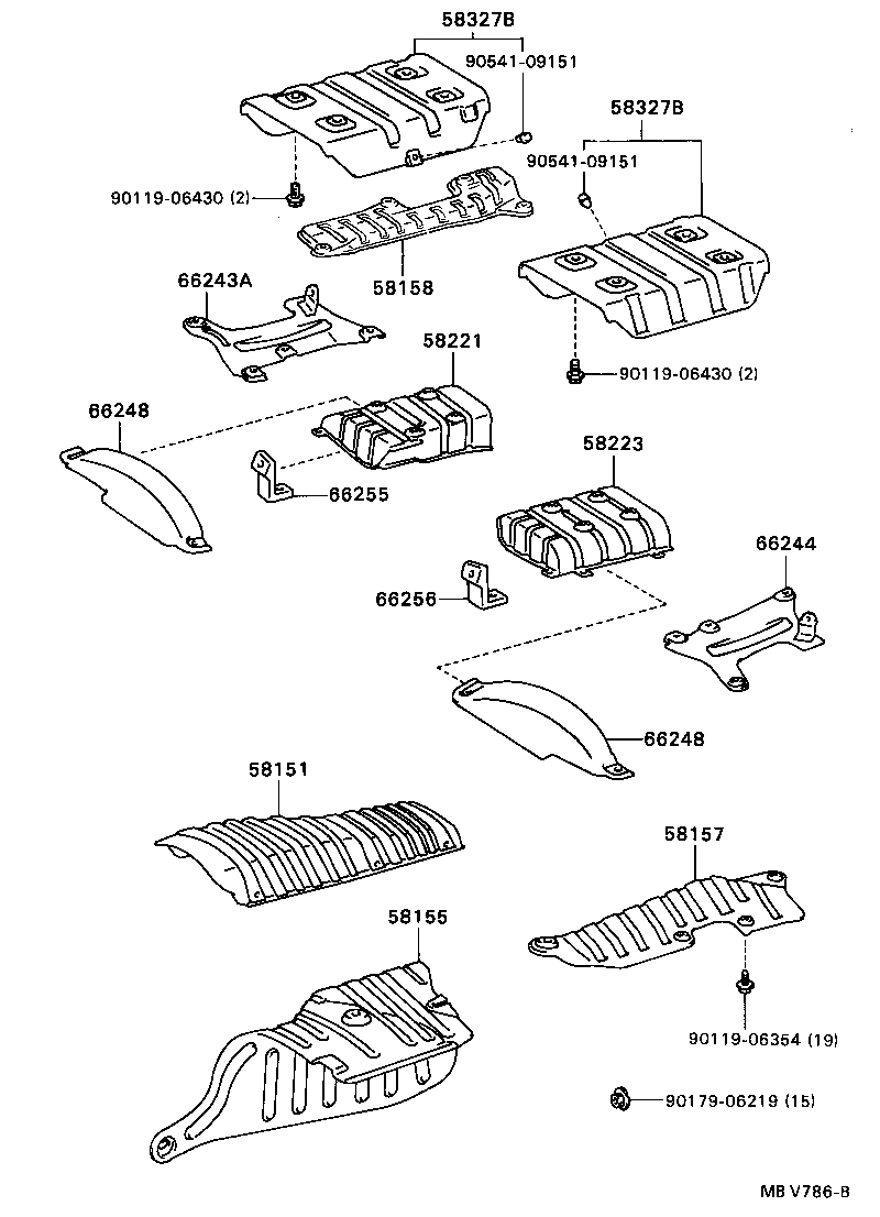 66248-30010 PROTECTOR, REAR BODY SIDE PANEL, RH product image