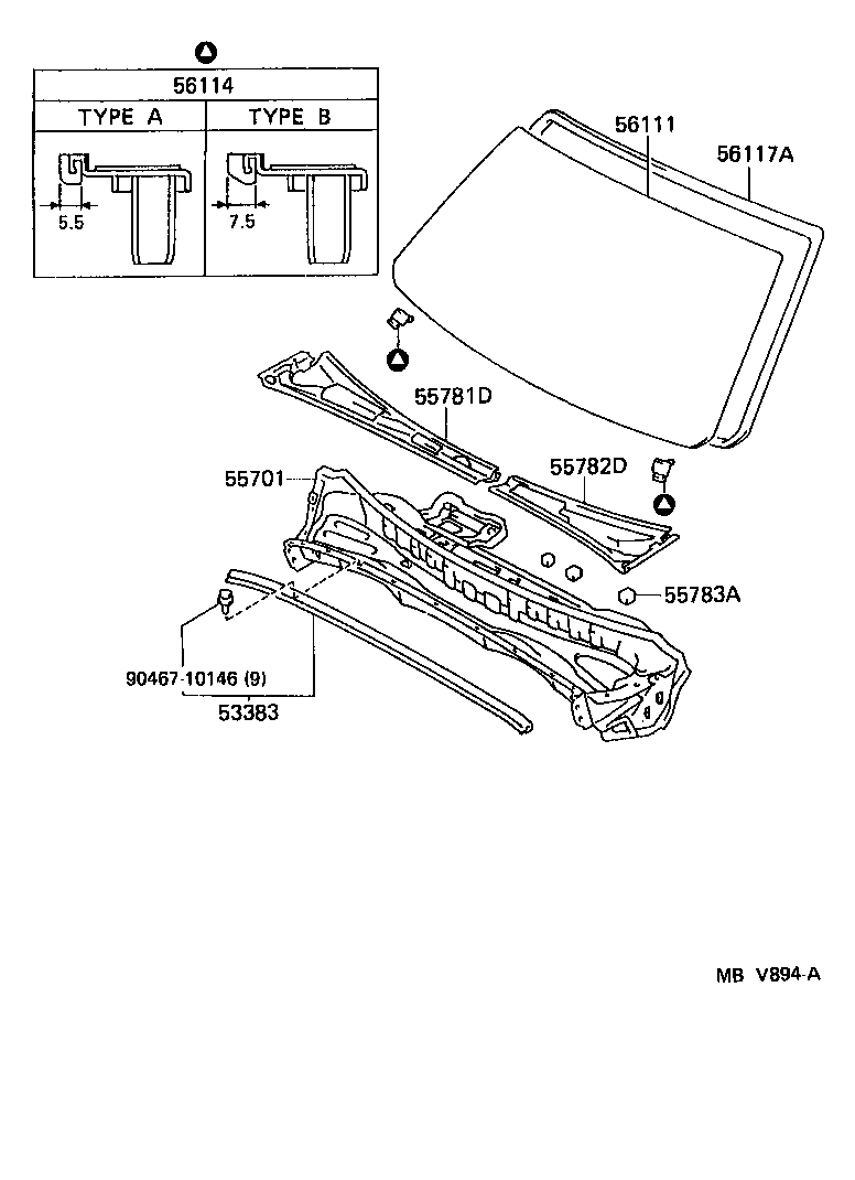55700-30670 PANEL SUB-ASSY, COWL product image