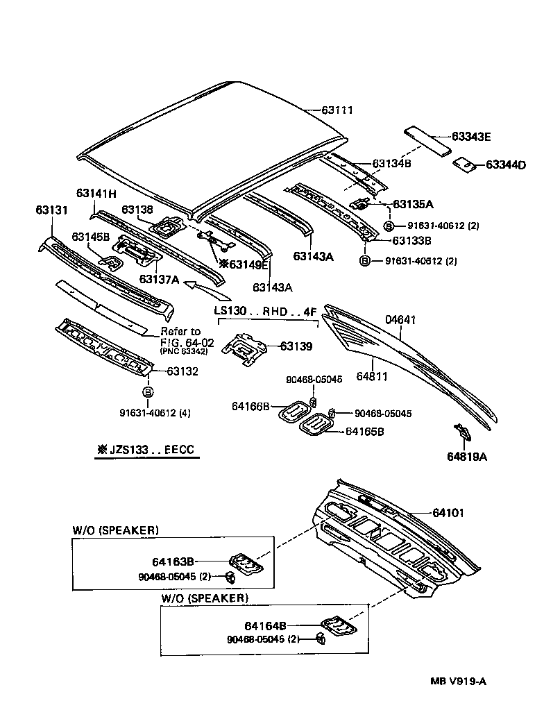 63111-30280 PANEL, ROOF product image