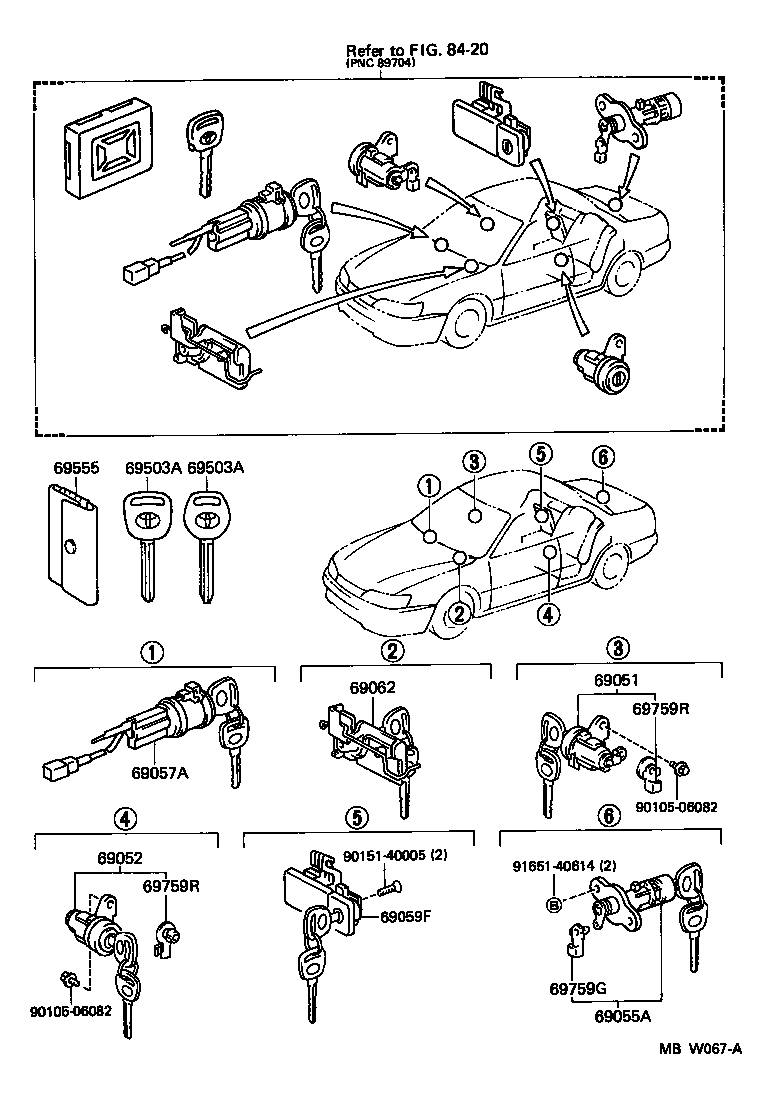 69005-33360-C0 CYLINDER SET, LOCK product image