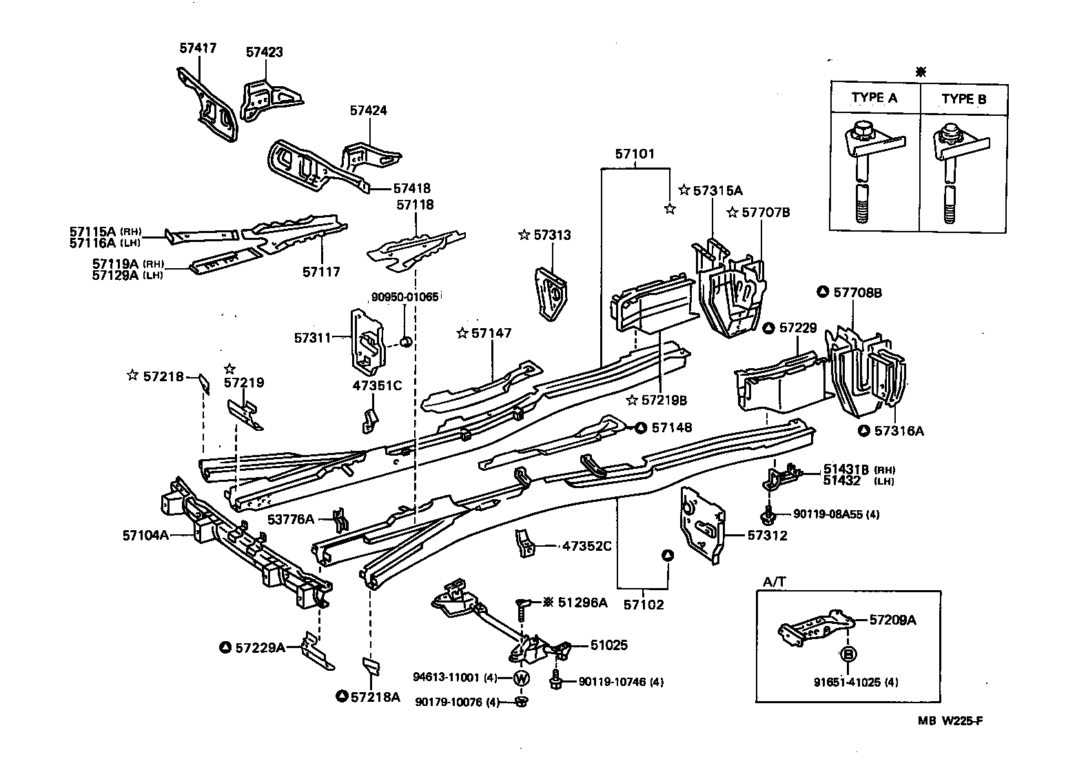 51025-28080 MEMBER SUB-ASSY, ENGINE FRONT MOUNTING product image