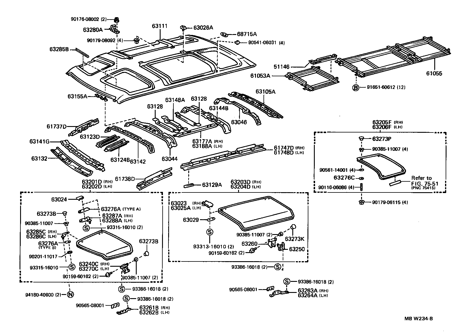 63105-28040 FRAME SUB-ASSY, BACK DOOR OPENING product image