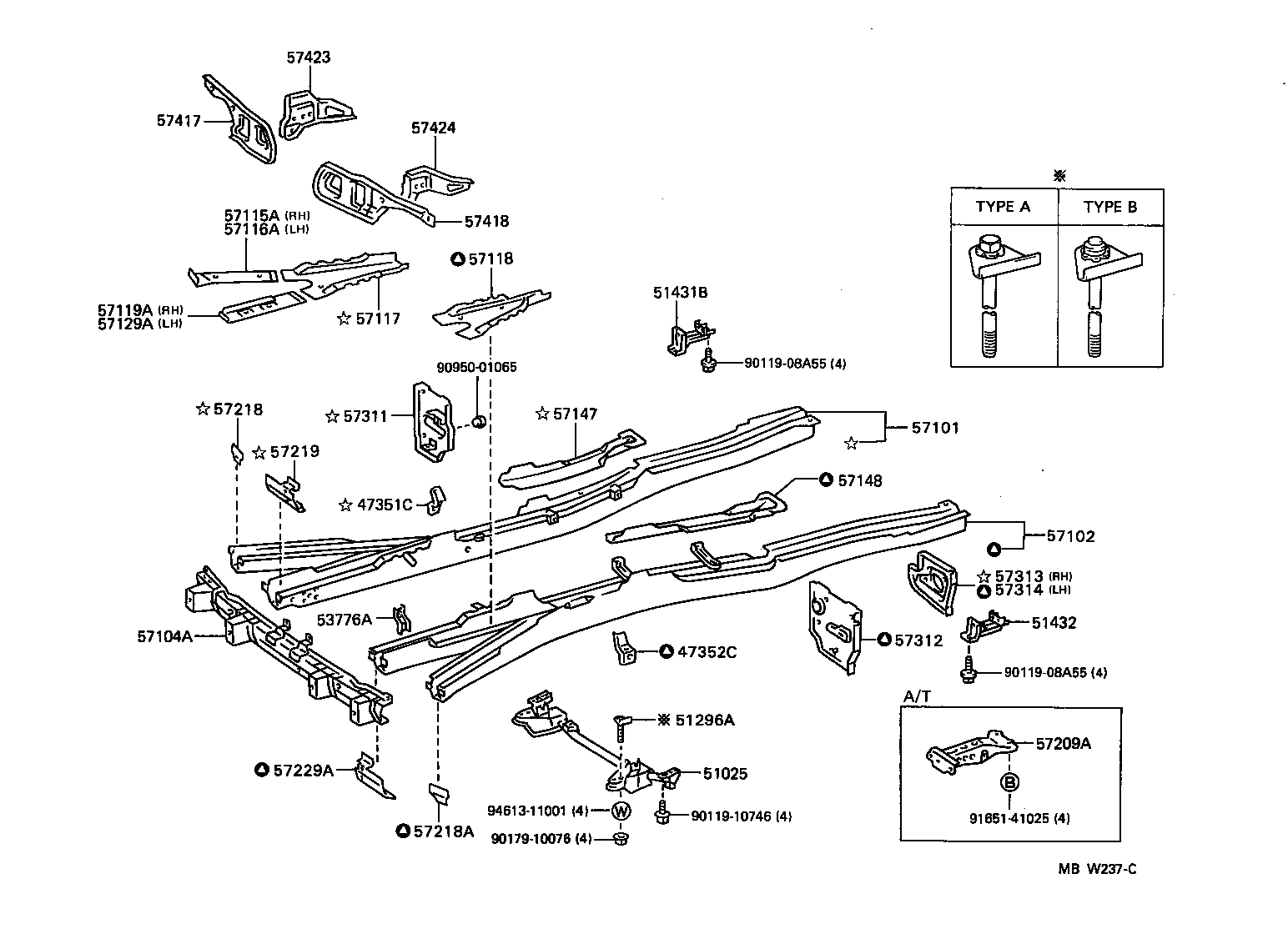 51489-87001 TRIM, ENGINE COVER, NO.2 product image