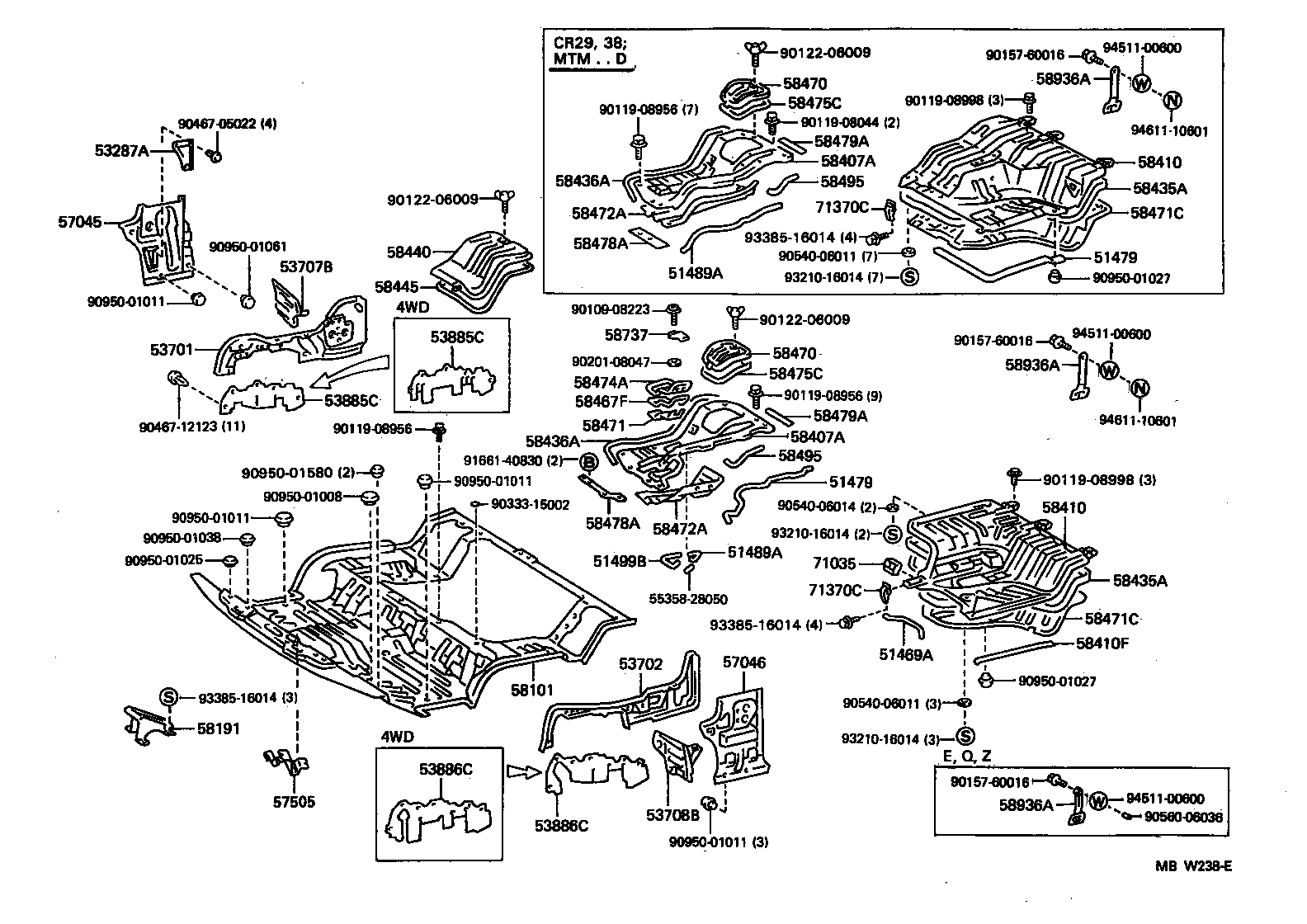 51025-28080 MEMBER SUB-ASSY, ENGINE FRONT MOUNTING product image