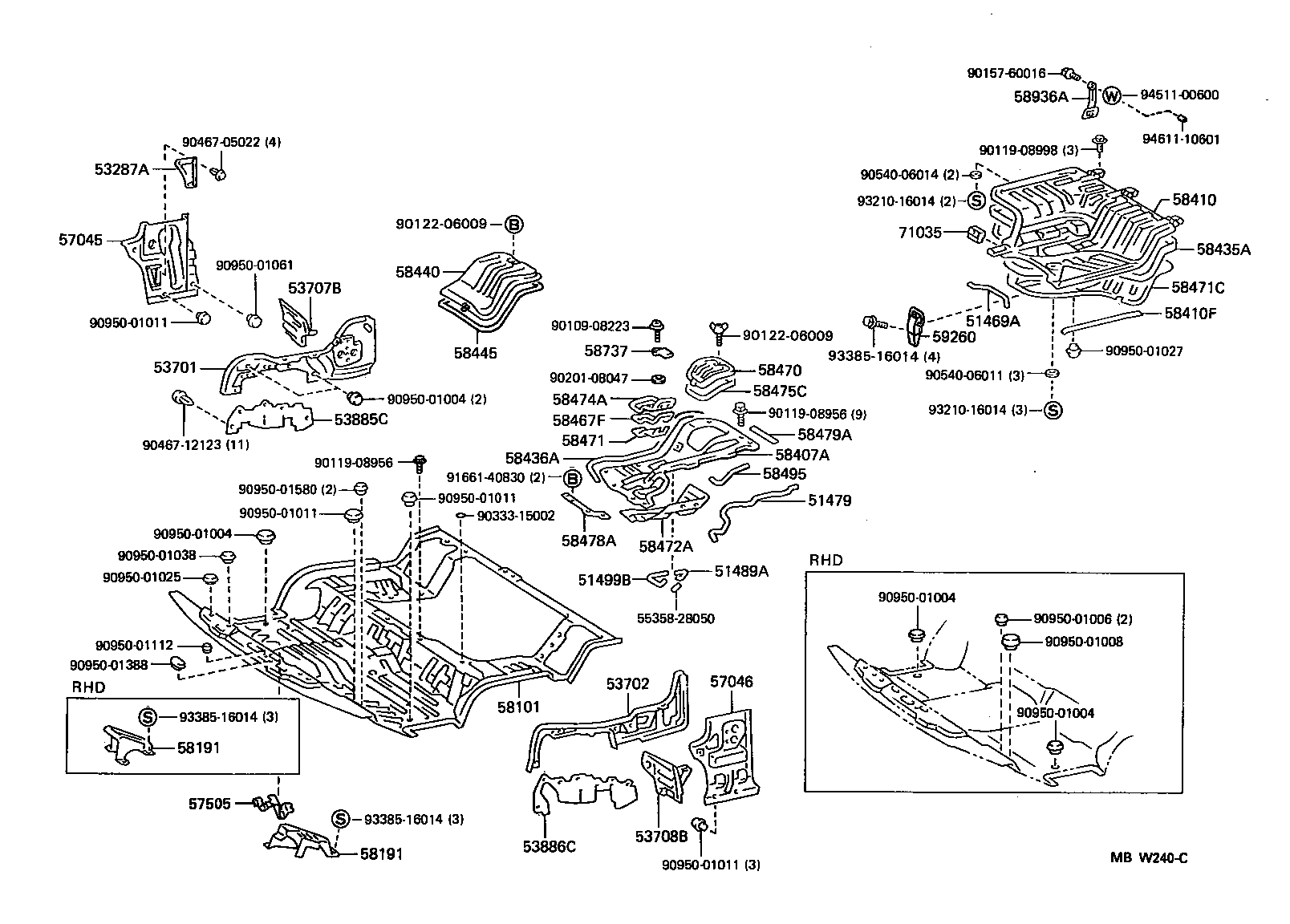 51025-28030 MEMBER SUB-ASSY, ENGINE FRONT MOUNTING product image