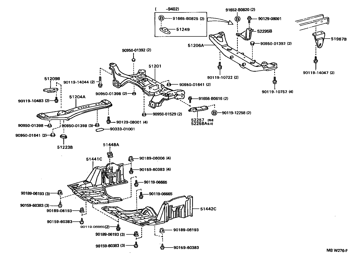51967-20170 HOOK, TRANSPORT, REAR RH product image