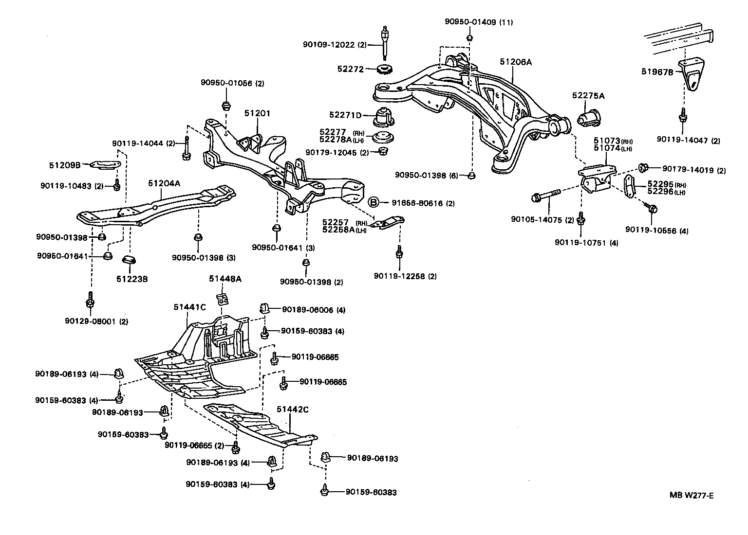 51967-20170 HOOK, TRANSPORT, REAR RH product image