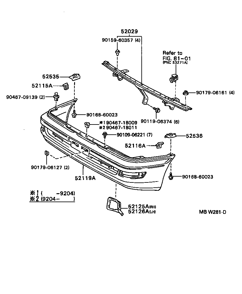 53141-20100 GARNISH, RADIATOR GRILLE product image
