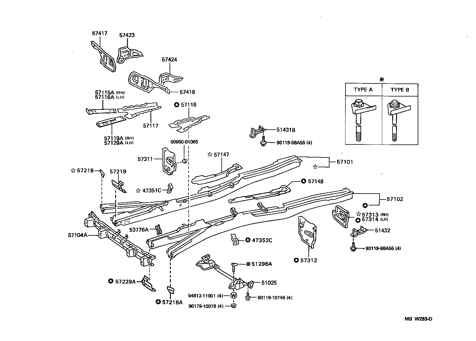 51025-28030 MEMBER SUB-ASSY, ENGINE FRONT MOUNTING product image