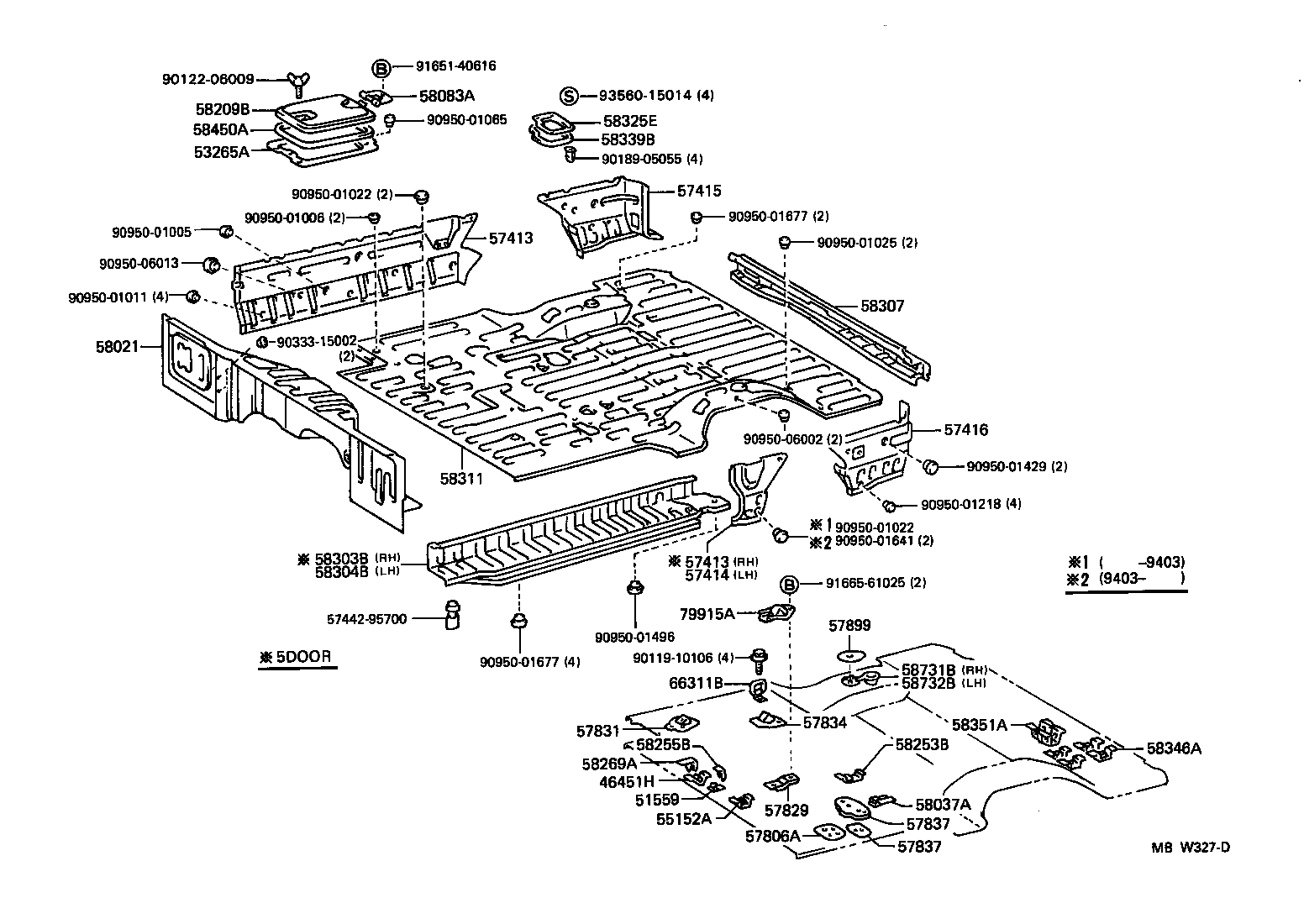 58021-28180 PANEL SUB-ASSY, HEADER product image