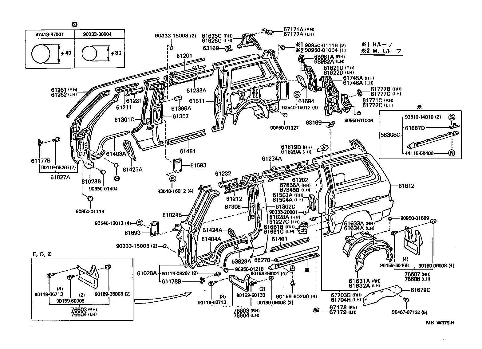 61603-28010 PANEL, QUARTER WHEEL HOUSE, OUTER RH product image