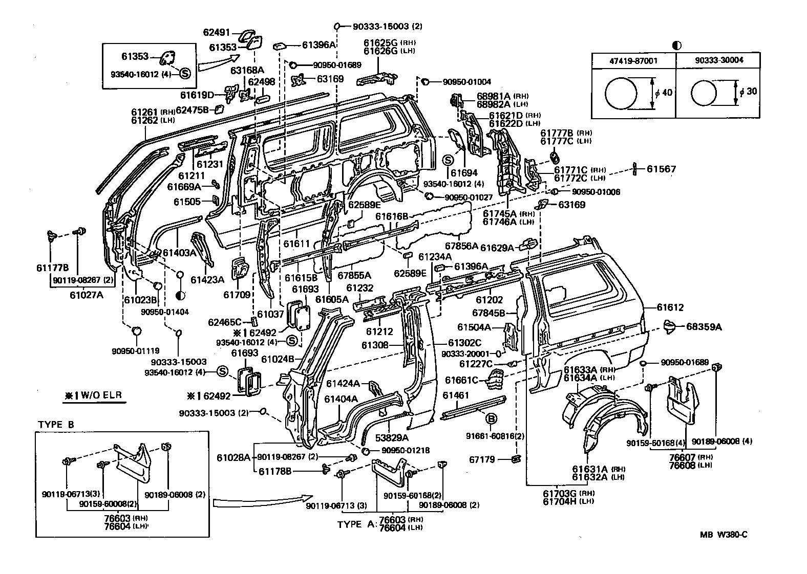 61027-28080 PILLAR SUB-ASSY, FRONT BODY, OUTER RH product image