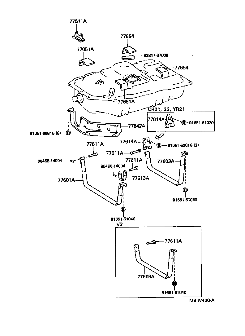 77017-28130 TUBE SUB-ASSY, FUEL TANK VENT product image