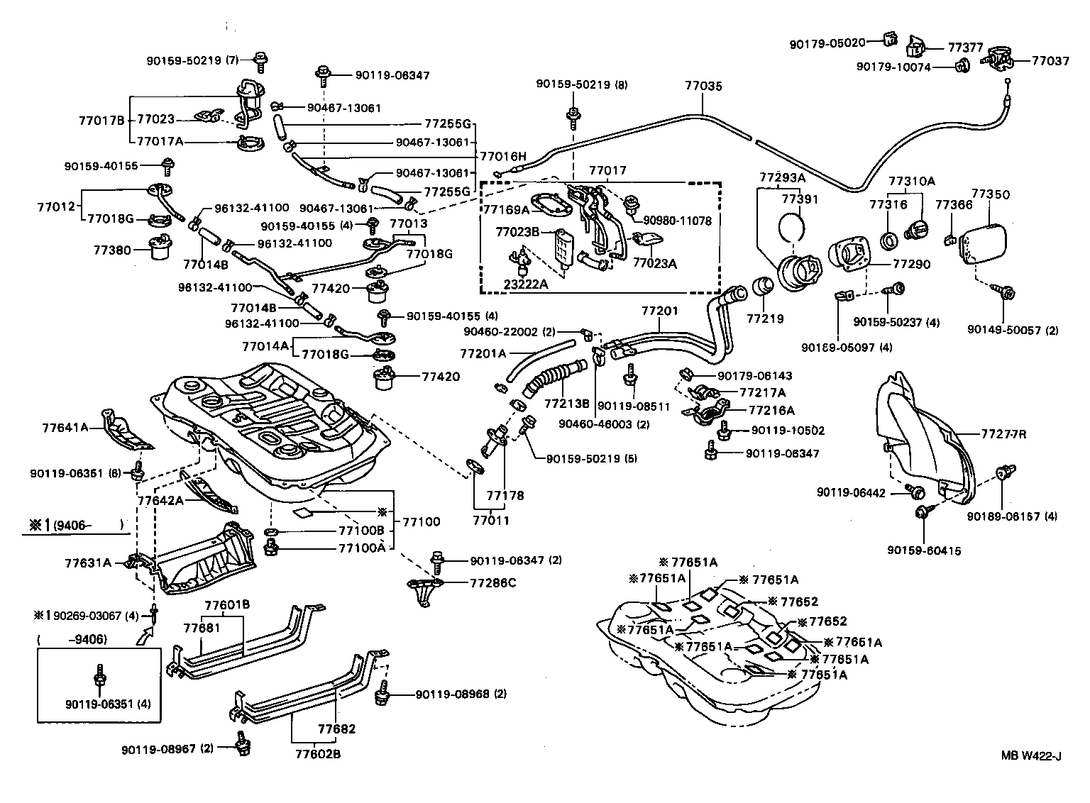 77255-20470 TUBE, FUEL RETURN product image