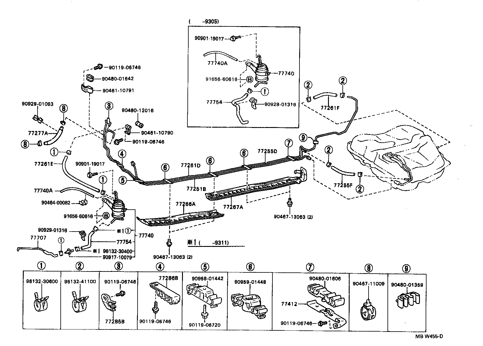 77255-20470 TUBE, FUEL RETURN product image