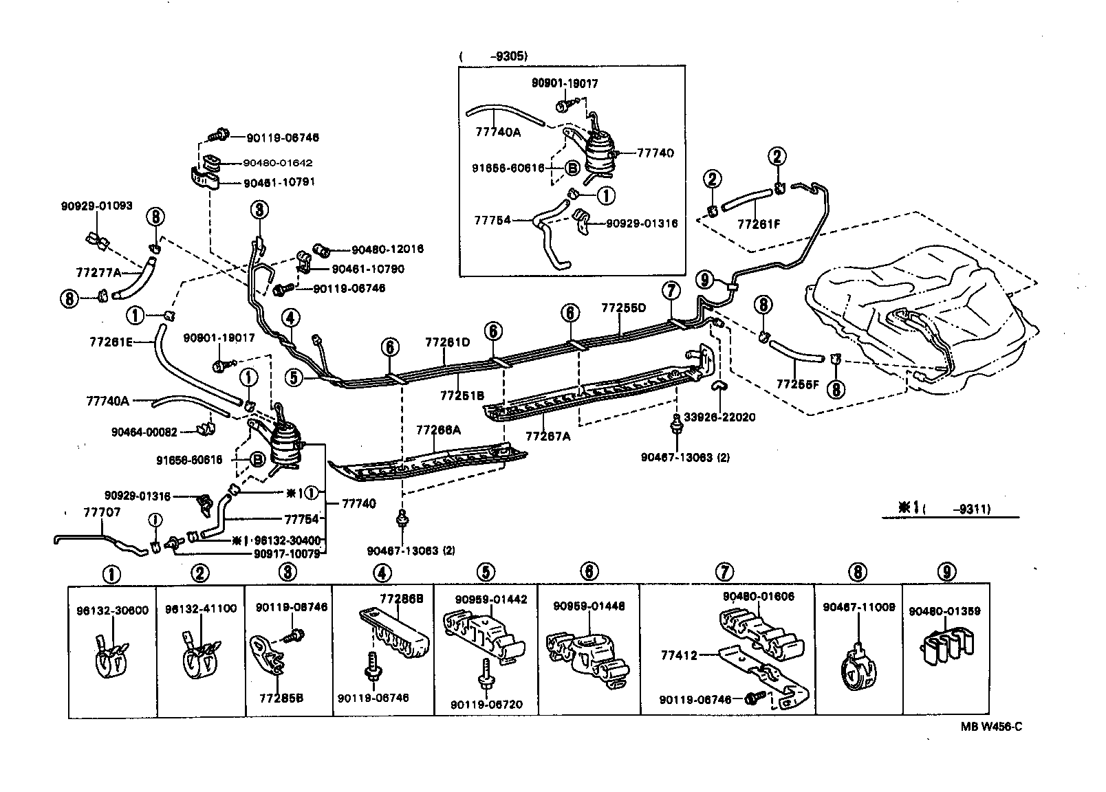 77255-20470 TUBE, FUEL RETURN product image