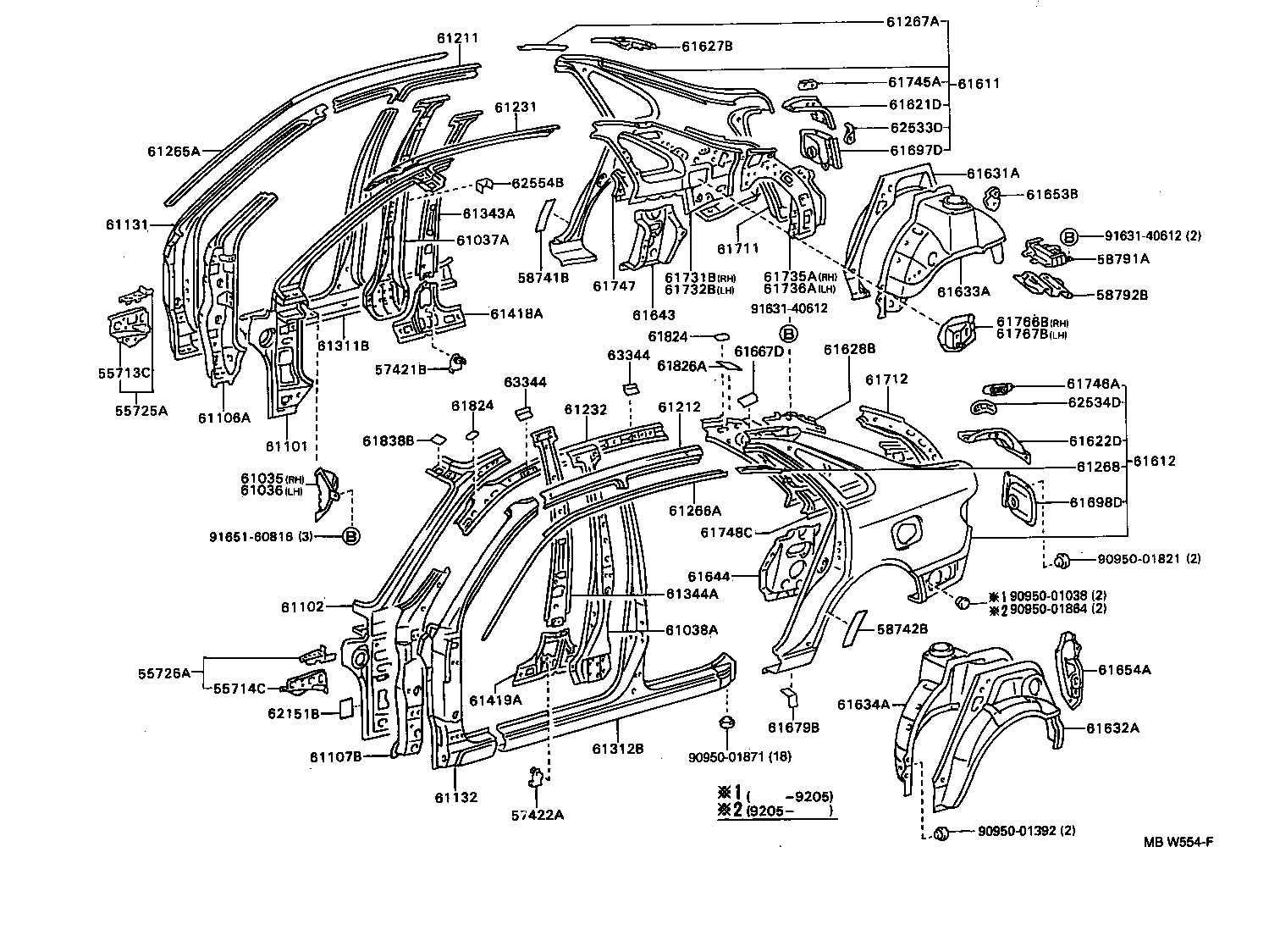 58741-05010 PROTECTOR, QUARTER PANEL, RH product image