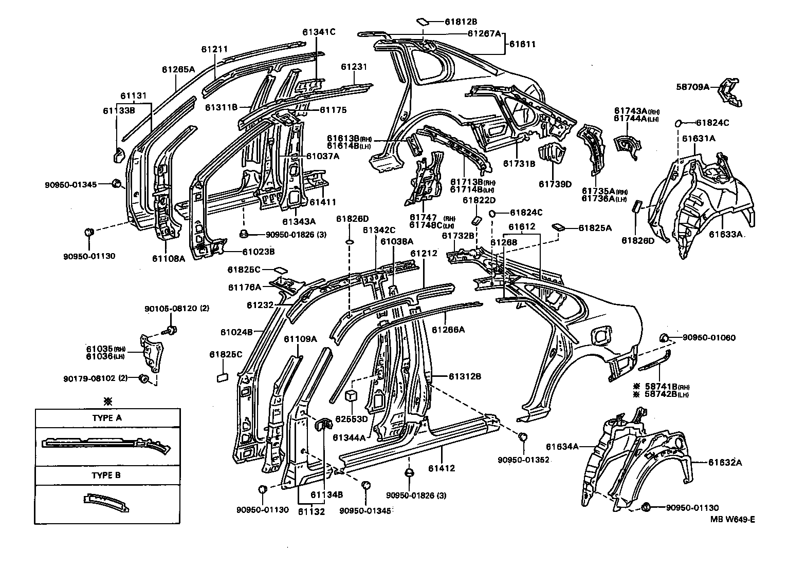 58741-12110 PROTECTOR, QUARTER PANEL, RH product image