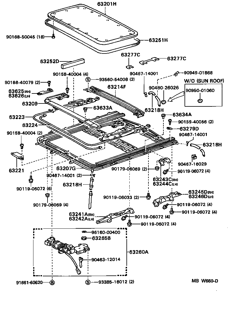 63111-12640 PANEL, ROOF product image