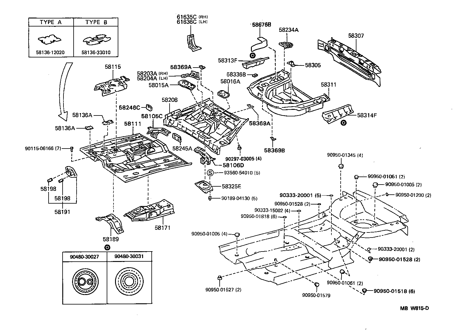 58307-06030 PANEL SUB-ASSY, BODY LOWER BACK product image